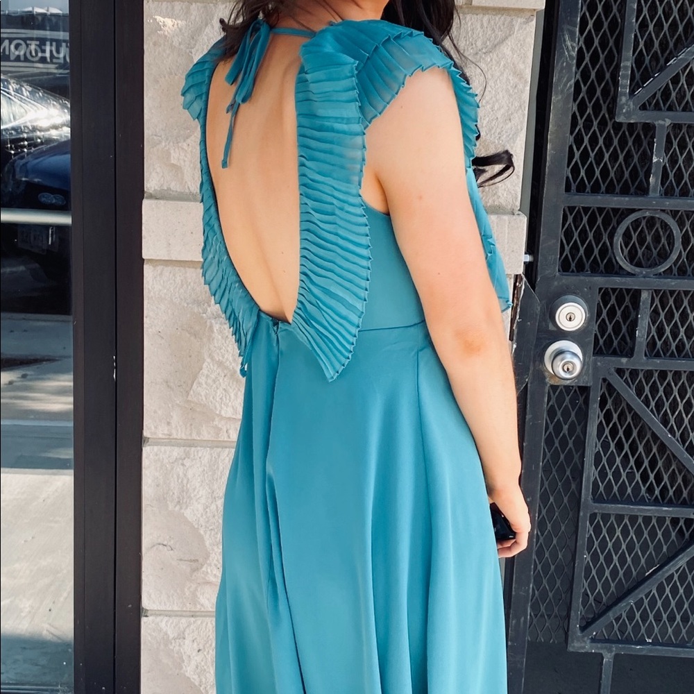Asos Midi Ruffle Dress
